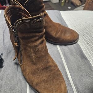 Born Brown Heeled Boots